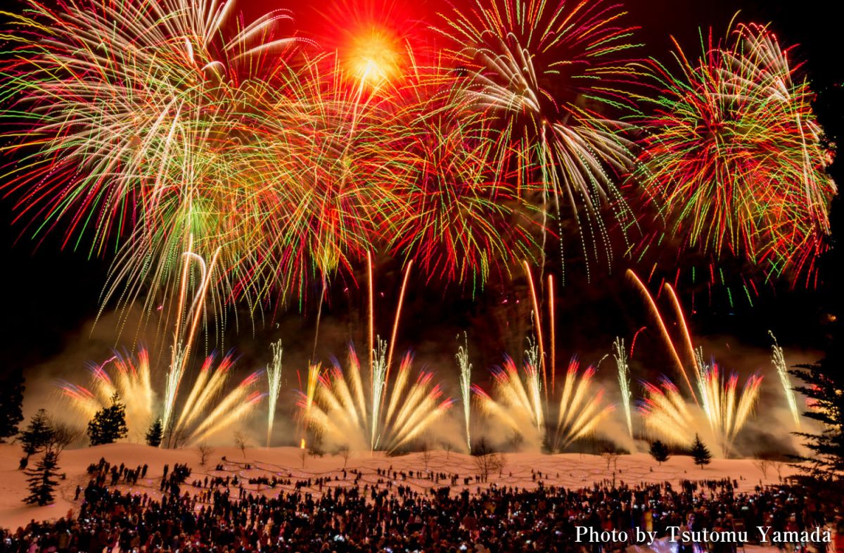 Echigotsumari Fireworks in the snow｜Events｜Enjoy Niigata