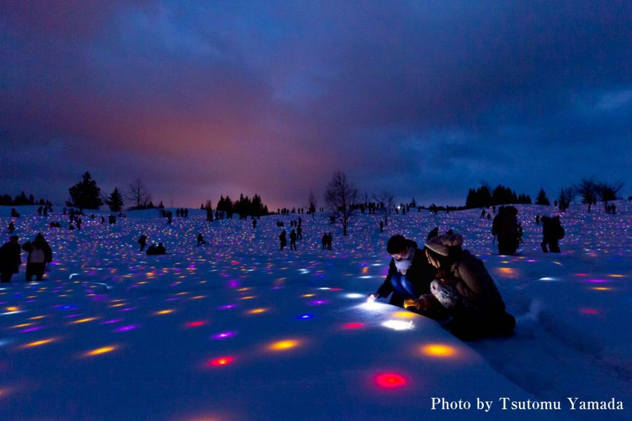 Echigotsumari Fireworks In The Snow Events Enjoy Niigata