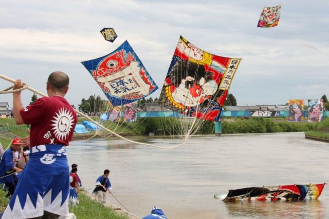 Shirone Giant Kite Battle