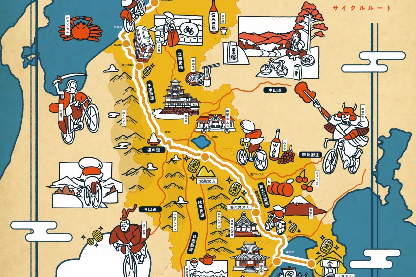 Cycling Golden KAIDO in Central Japan