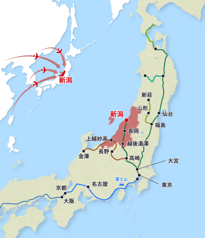 交通指南 暢享新潟 交通指南 暢享新潟